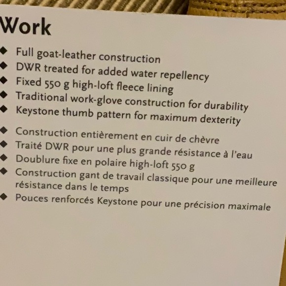 Black Diamond WORK Gloves - Natural - Picture 11 of 12